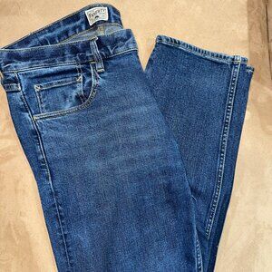 Men's Faherty Jeans Waist 34 Length 32